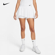 NIKE耐克網(wǎng)球裙女夏季 新款運動(dòng)短裙子百褶裙半身裙速干禮物送女友 DR6850-100白色 M