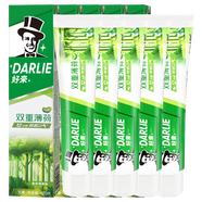 好來(lái)黑人雙重薄荷多效護理牙膏120g/180g清潔牙齒呵護牙齦清新口氣 森林調清新160g*5