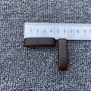 新款男式皮帶固定環(huán)皮帶尾固定神器腰帶圈整體無(wú)拼接朔膠皮帶套圈圈男春夏天 【皮帶圈】棕色2個(gè)