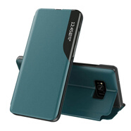 雅伊美三星sm-g9500手機(jī)殼galaxys8簡(jiǎn)約商務(wù)3星s8智能休眠smg9500磁吸翻蓋式s八 三星S8/青山黛+送膜