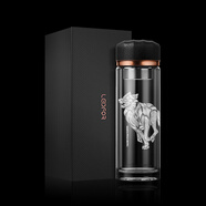 雷德夫（LEIDFOR）G1 雙層玻璃茶杯 【動(dòng)物】系列 雙層高檔玻璃杯 雪狼