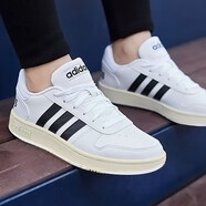 阿迪達斯 （adidas）三葉草板鞋2025春秋面包鞋鯊魚(yú)鞋時(shí)尚潮流滑休閑鞋低幫男鞋 GY5434/白色皮面 44.5