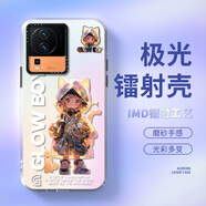 唯我范 vivoiqooneo7手機殼硅膠neo7se鐳射競速版新款創(chuàng)意保護套漸變輕薄防摔磨砂高級感 iQOONeo7【3D炫彩鐳射-閃光天使】 IMD鐳射殼