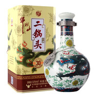 牛欄山百年北京二鍋頭白酒 清香型 珍品三十年 青龍30年禮盒裝 53度 500mL 1瓶 珍品30年青龍單瓶