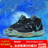 NIKE耐克男鞋 Kyrie 5 黑橙歐文5代全新氣墊實戰(zhàn)籃球鞋運動休閑鞋 AO2919-AO2918-400 星空 太空船 40
