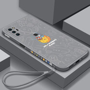 品托 華為榮耀v30手機殼v20液態(tài)硅膠v30pro保護套全包防摔軟殼男女款直邊新款涂鴉宇航員個(gè)性