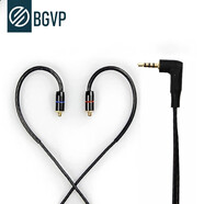 BGVP G2 耳機升級線5N單晶銅混編帶麥線控MMCX適用于舒爾SE84 215耳機 3.5mm無麥線