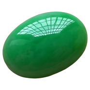 寶札緬甸陽(yáng)綠翠飄花玉石翡翠色戒面滿(mǎn)綠色花青裸石精品百搭款蛋面戒指 蘋(píng)果綠戒面約6MM左右