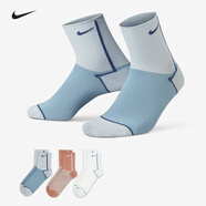 耐克（NIKE）nike襪子男女籃球襪運(yùn)動(dòng)襪吸汗透氣健身訓(xùn)練跑步襪百搭保暖休閑襪 中筒【三雙裝】CK6021-914 S 【適合34-38碼】