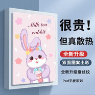 稻草屋 蘋(píng)果ipadair6保護套11英寸2024新款ipadpro13平板保護殼7/8/9代可愛(ài)10代外殼10.9全包Air5防摔9.7 奶茶兔子【配鋼化膜】 iPadPro 2020/2018(12.9英寸)