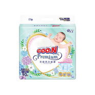 大王花信風(fēng)夏季超薄速干透氣嬰兒紙尿褲拉拉褲成長(cháng)褲尿不濕2包裝 紙尿褲NB碼90片*2