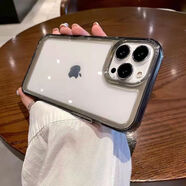 蜜途【優(yōu)選】太空殼適用蘋(píng)果16亞克力iPhone15手機(jī)殼14pro全包xr透明11防 透黑 蘋(píng)果13Pro