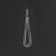 靠森（Kaooseen）jk裙夾牙夾防炸褶褲腿神器卷褲腳挽褲腳固定夾無(wú)痕襯衫夾褶子夾 透明有齒 獨立包裝3.5cm