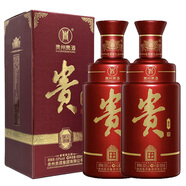 貴 貴州貴酒 53度 醬香型白酒 500mL 2瓶 貴酒 傢品 2024年
