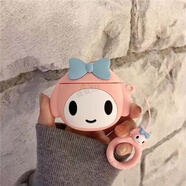 睿思派適用蘋(píng)果Airpods4耳機保護套新款防摔蘋(píng)果四代藍牙耳機保護套Viken維肯華強北頂配版可愛(ài)air3外殼 粉小美+創(chuàng  )意卡通硅膠防摔 華強北十代Air3頂配版耳機套