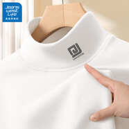 JEANSWEST LIFE真維斯半高領(lǐng)打底衫男款2025新款秋冬T恤男保暖寬松德絨男生上衣