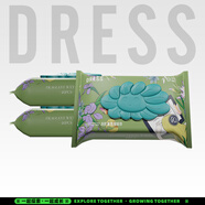 吉氏（DRESS）香氛濕廁紙男女私處護(hù)理衛(wèi)生濕巾濕擦速干清爽廁紙清潔濕紙巾濕巾 【便攜裝】邂逅淡香40抽*3包