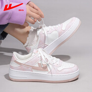 回力小白鞋女女鞋2025新款百搭ins潮鞋子小眾秋季時(shí)尚休閑運(yùn)動(dòng)板鞋女 淺粉色 38