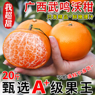 正宗禮盒廣西武鳴沃柑20斤新鮮橘子水果當季整箱砂糖蜜橘柑桔子大 9斤 A+級【精品果王丨單果77mm+】市場稀果