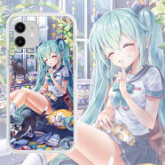 二次元miku初音未來(lái)手機殼適用蘋(píng)果13華為vivoy3s紅米k40OPPOA55 初音未來(lái)1號 一加型號(請聯(lián)系客服備注)
