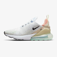 耐克（NIKE）AIR MAX 270大氣墊減震休閑運動(dòng)男士跑步鞋 白灰/DQ7642-100 42.5 /US9