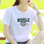 蝶美女純棉短袖t恤女裝2025夏季新款寬松顯瘦套頭半袖上衣潮流時(shí)尚T恤衫 REOV 1981 S 建議【80-100斤】