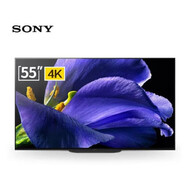 索尼（SONY）55英寸 4K超高清 HDR 液晶平板電視  掛架版樣機 KD-55A9G 銀幕聲場 OLED自發(fā)光高端貴族