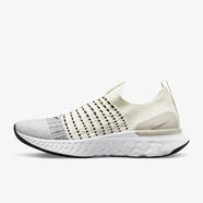 耐克（NIKE）Phantom Run Flyknit 2 輕量緩震透氣舒適襪套男士跑步鞋 米白DV2139-100 41 碼/US8