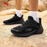 安踏（ANTA）【毒刺】男鞋運動(dòng)鞋男鞋秋冬季新款軟底緩震跑步鞋男 黑/碳灰-1 39