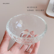 洛儷妃  ROLIPHY透明晶鉆美容面膜碗玻璃碗刷子套裝 SPA軟調膜兩件套家用水療工具 晶鉆玻璃面膜碗 1件