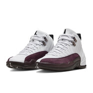耐克（NIKE）Air Jordan 12 AJ12 女款籃球鞋  白酒紅DV6989-100 36.5