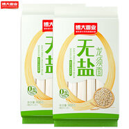 博大無鹽龍須面 原味銀絲掛面方便速食拉面清湯面800g*2袋