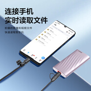 聯(lián)想（Lenovo ）1TB 移動(dòng)固態(tài)硬盤(pán)（PSSD）PS6 Type-c USB 3.2手機直連 速度550MB/s 鋯石粉