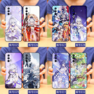 澤錫 realme真我V5/V3/V11S真我GTNeo2T玻璃手機(jī)殼定制真我Q3t/X7Pro軟套 崩壞3-八重櫻-琪亞娜-芽衣符華-薪炎之律者二次元 磨砂硅膠軟殼-下單留言手機(jī)型號(hào)和編號(hào)或發(fā)客服