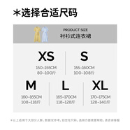 伊芙麗（eifini）【涼感親膚】設(shè)計感A擺寬松職場襯衫式連衣裙女2024夏裝新款裙子 尺碼快選推薦 XS 80-100斤
