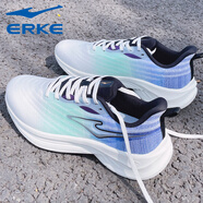 鴻星爾克追風(fēng)2.0男鞋2025秋季跑鞋透氣防滑防潑水減震輕便跑步鞋運動(dòng)鞋男 微晶白/炫藍色（輕風(fēng)） 41