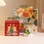 杞樂(lè )生日禮物女創(chuàng  )意財神手機支架送男友桌面擺件實(shí)用伴手禮品工位裝飾 關(guān)羽手機支架（精美禮袋）