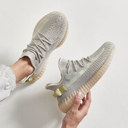 回力運動(dòng)鞋男椰子鞋網(wǎng)面透氣軟底跑步鞋休閑徒步鞋 WL-3630 米灰綠 39