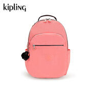 Kipling【七夕禮物】2025春夏新款學(xué)生書(shū)包大容量雙肩包首爾包|SEOUL M-寧橘色