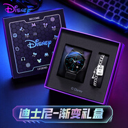 迪士尼（Disney）手表男機械學(xué)生高中生初中生青少年男士中學(xué)考試18歲男孩生日禮物 日月星辰-藍針【禮盒+杠鈴手鏈】