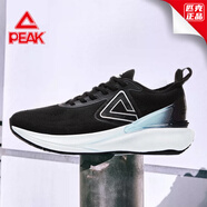 PEAK態(tài)極6.0男女鞋春季輕便回彈網(wǎng)面透氣跑鞋休閑運(yùn)動(dòng)鞋競(jìng)速跑步鞋 黑色淺蘭-ET41678H 36