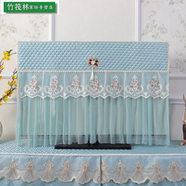 依芝響 開(kāi)機不取電視機罩防塵罩55英寸液晶電視布蓋布65寸掛式電視機套 藍色紗 70寸
