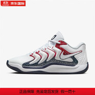 耐克（NIKE）男鞋KD17 杜蘭特17代巴黎奧運(yùn)會(huì)美國(guó)隊(duì)配色實(shí)戰(zhàn)場(chǎng)上男籃球運(yùn)動(dòng)鞋 白紅藍(lán)FJ9487-101 36  US4
