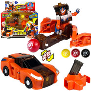 買奇酷盟卡車神新品變形玩具召喚卡片爆龍戰(zhàn)車機甲魔幻對決魔幻元珠套裝 魔幻元珠-戰(zhàn)錘金剛MB002