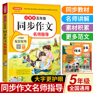 方洲新概念 新版小學(xué)生一二三四五六年級同步作文名師指導(dǎo)上下冊人教版小學(xué)生名師指導(dǎo)閱讀理解作文書范文看圖寫話新概念作文書大全訓(xùn)練小學(xué)生語文滿分作文指導(dǎo)書 五年級