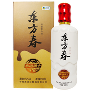 東方春中糧白酒 東方春52度寒地黑土純糧固態(tài)發(fā)酵高度東北酒 52%vol 500mL 1瓶