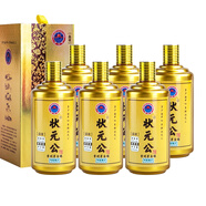 狀元公貴州醬香型白酒53度純糧食老窖原漿大曲坤沙茅臺(tái)鎮(zhèn)狀元公 53度 500mL 6瓶