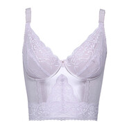 羋束安提高端塑身衣尼亞美容院體雕身材管理器模具內衣束腰收腹褲塑形 A款 紫色 長(cháng)文胸 2XL /82 碼 （105-115斤）