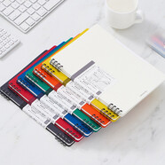 錦宮(King Jim)B5活頁(yè)本商務(wù)辦公記事本筆記本日記本 超大容量線(xiàn)圈本FV9055T 牛奶白 60頁(yè)