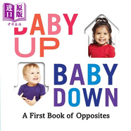 Baby up, baby down : a first book of opposites 寶貝起來，寶貝下來：反義詞繪本 英文原版 Abrams Appleseed